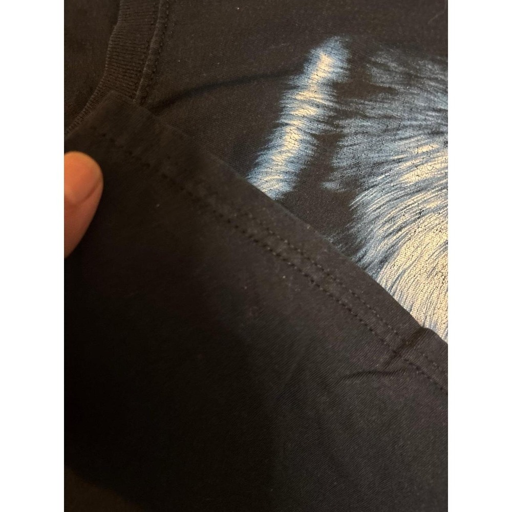 Vintage Y2K Wolf Big Print Portrait Nature Graphic Tee Size 3x - Picture 5 of 5